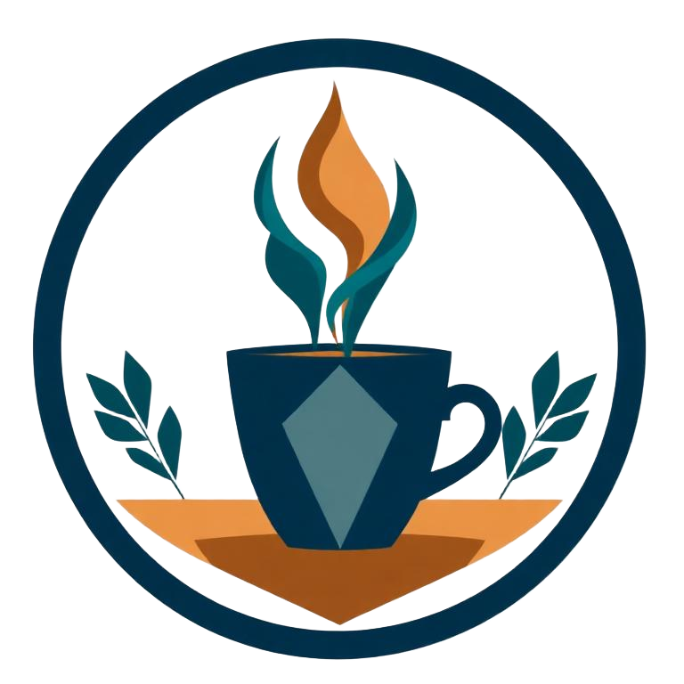 Graphic badge for the Café design concept example design